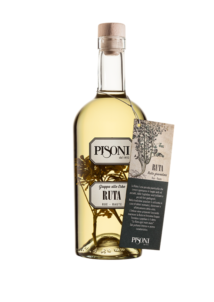 F.lli Pisoni Grappe Aromatizzate Raute Grappa aromatizzata erbe