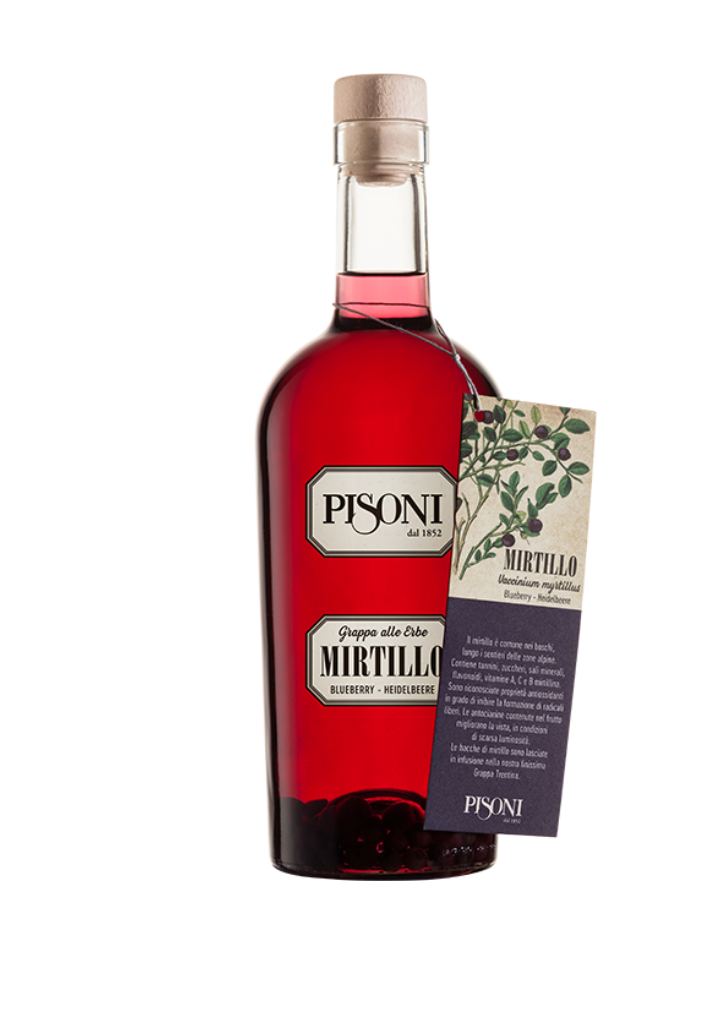 F.lli Pisoni Mirtillo grappa aromatizzata al mirtillo