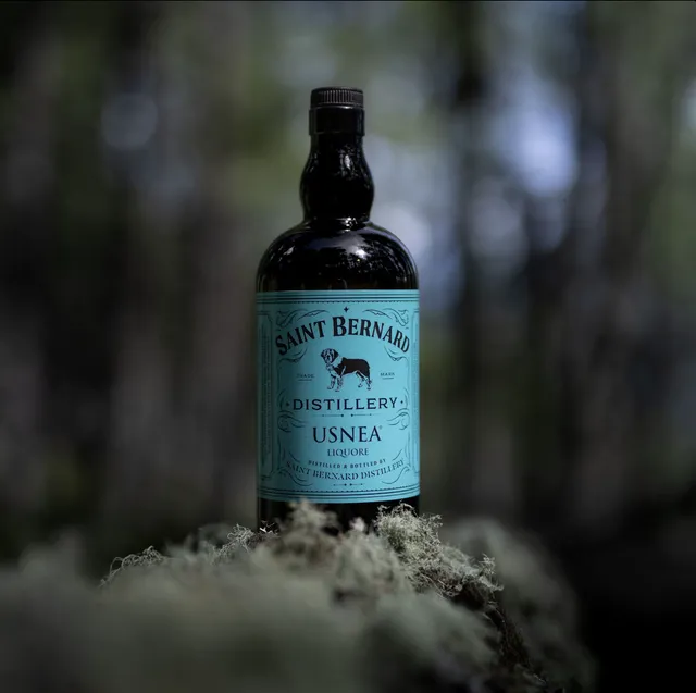 Saint Bernard Liquori liquore Usnea barbata bottiglia