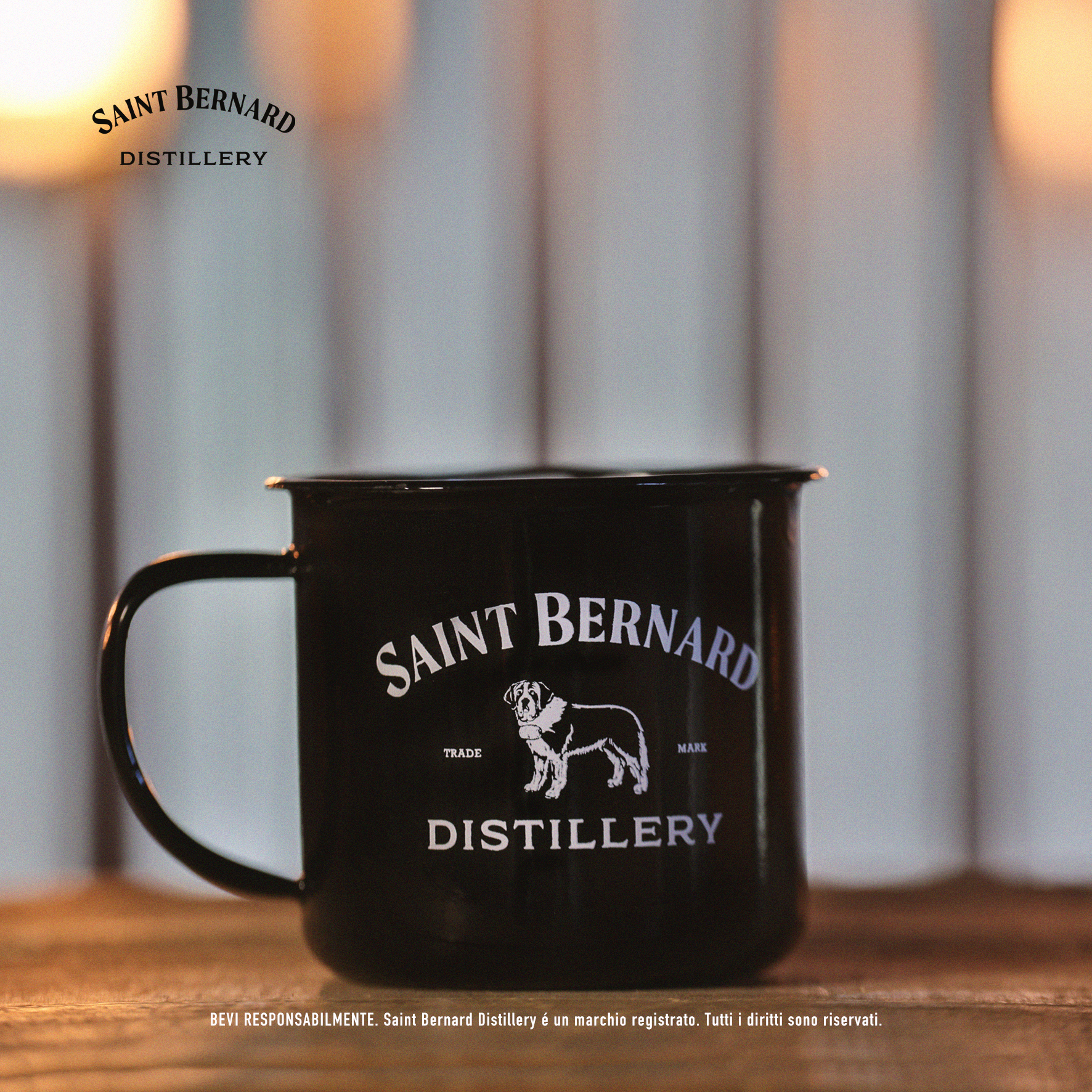 Saint Bernard Merch mug tazza logo distilleria