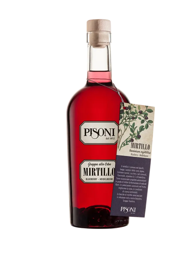 F.lli Pisoni Blueberry grappa aromatizzata al mirtillo