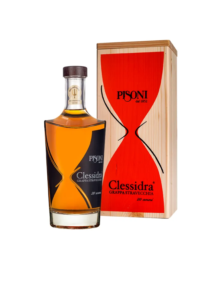 F.lli Pisoni Grappe Barricate Clessidra 20 Grappa Barricata 0,70 l