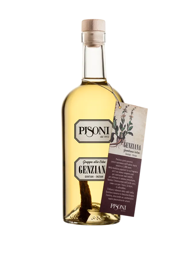 F.lli Pisoni Genziana Grappa Aromatizzata 500 ml
