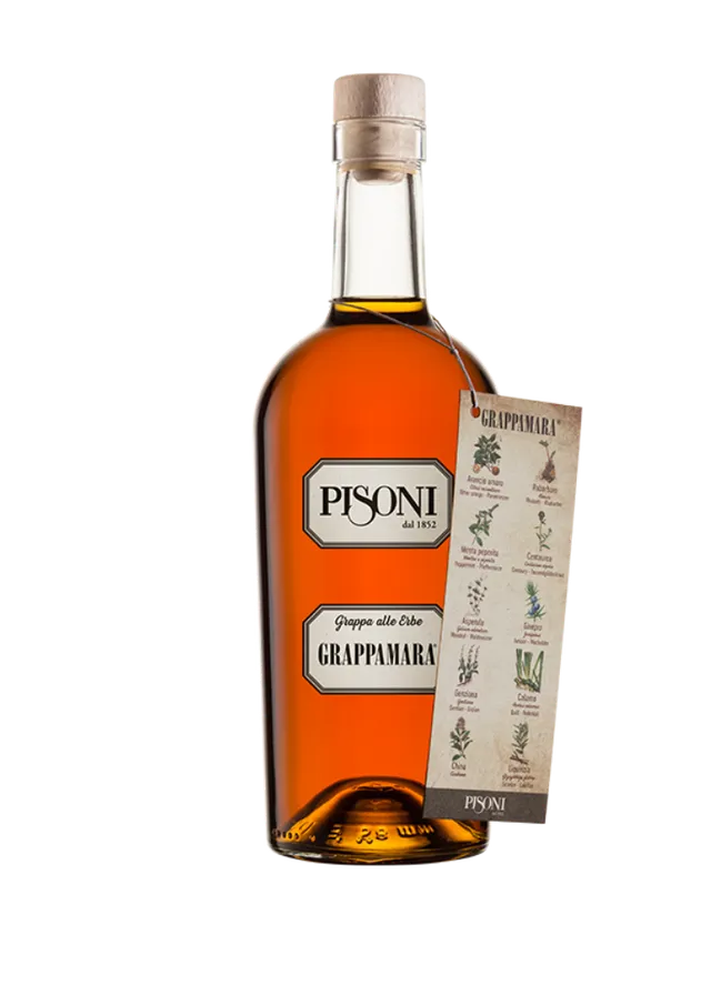F.lli Pisoni Grappamara Grappa Aromatizzata 70 cl Erbe