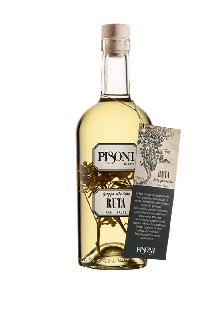 F.lli Pisoni Grappe Aromatizzate Ruta grappa erbe