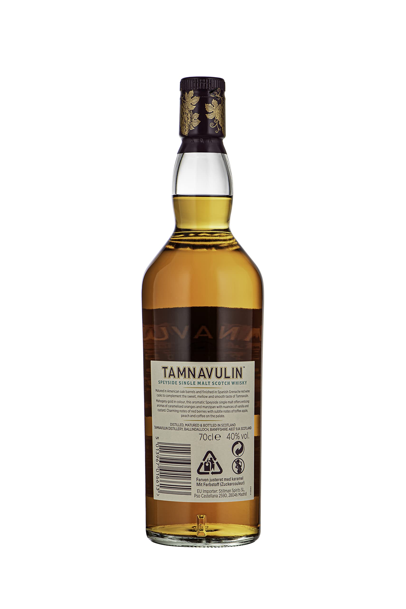 Tamnavulin Red Wine Cask Whisky Scozzese 40% 700ml