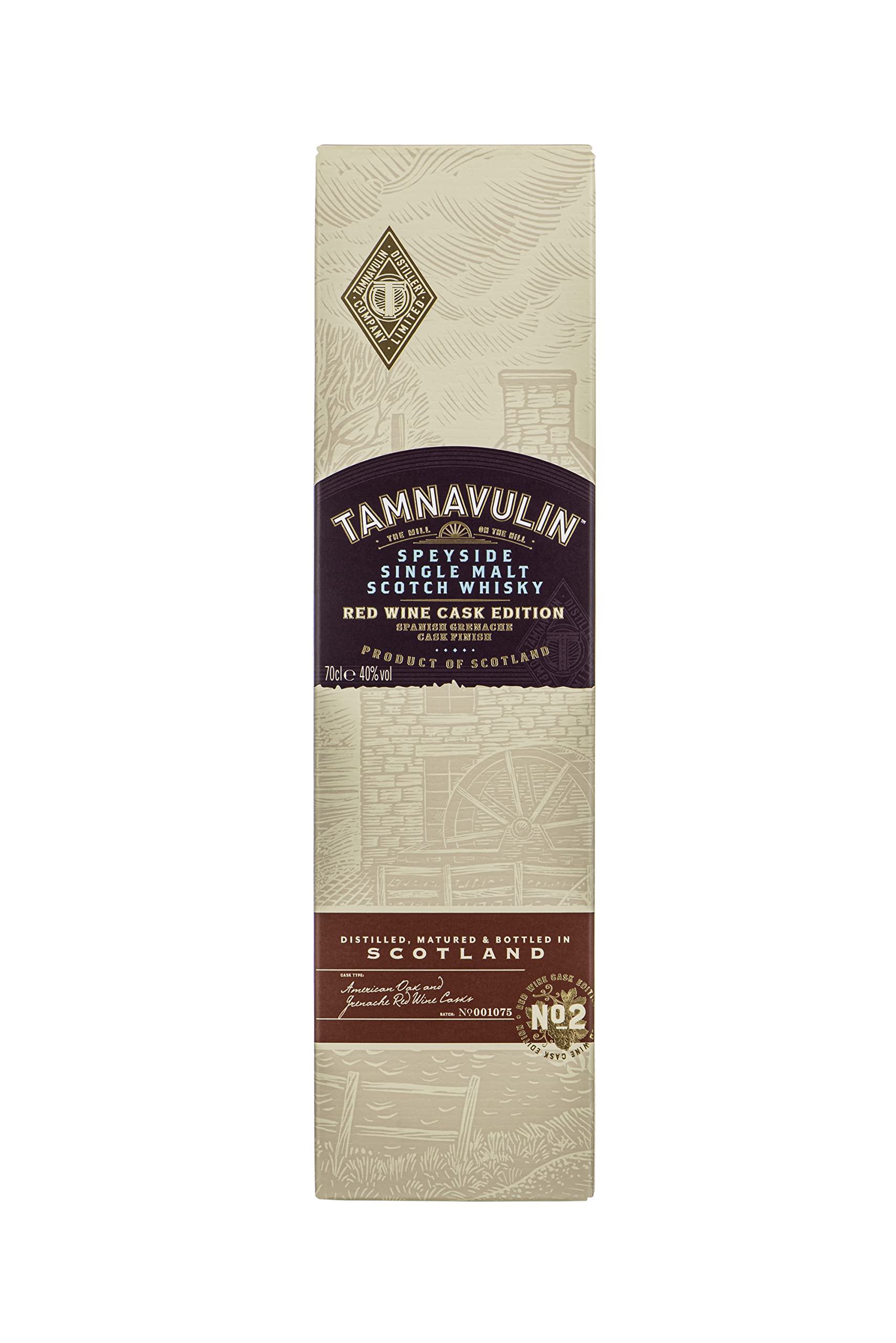 Tamnavulin Red Wine Cask Whisky Scozzese 40% 700ml