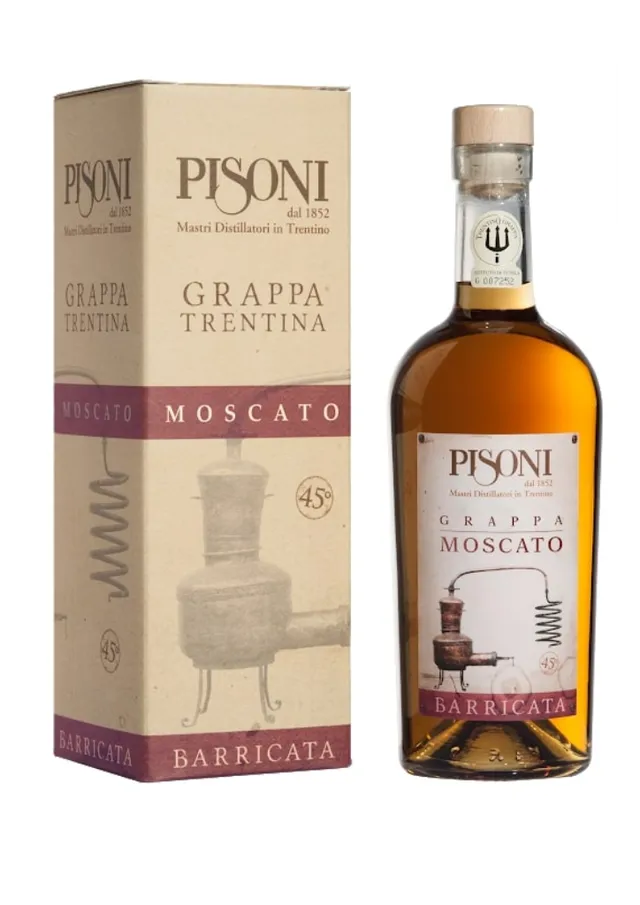 F.lli Pisoni Grappe Barricate Grappa Barricata di Moscato 0,70 l