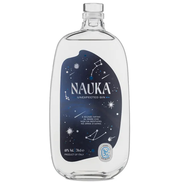 C235 Nauka gin unexpected gin erbe mediterranee bottiglia