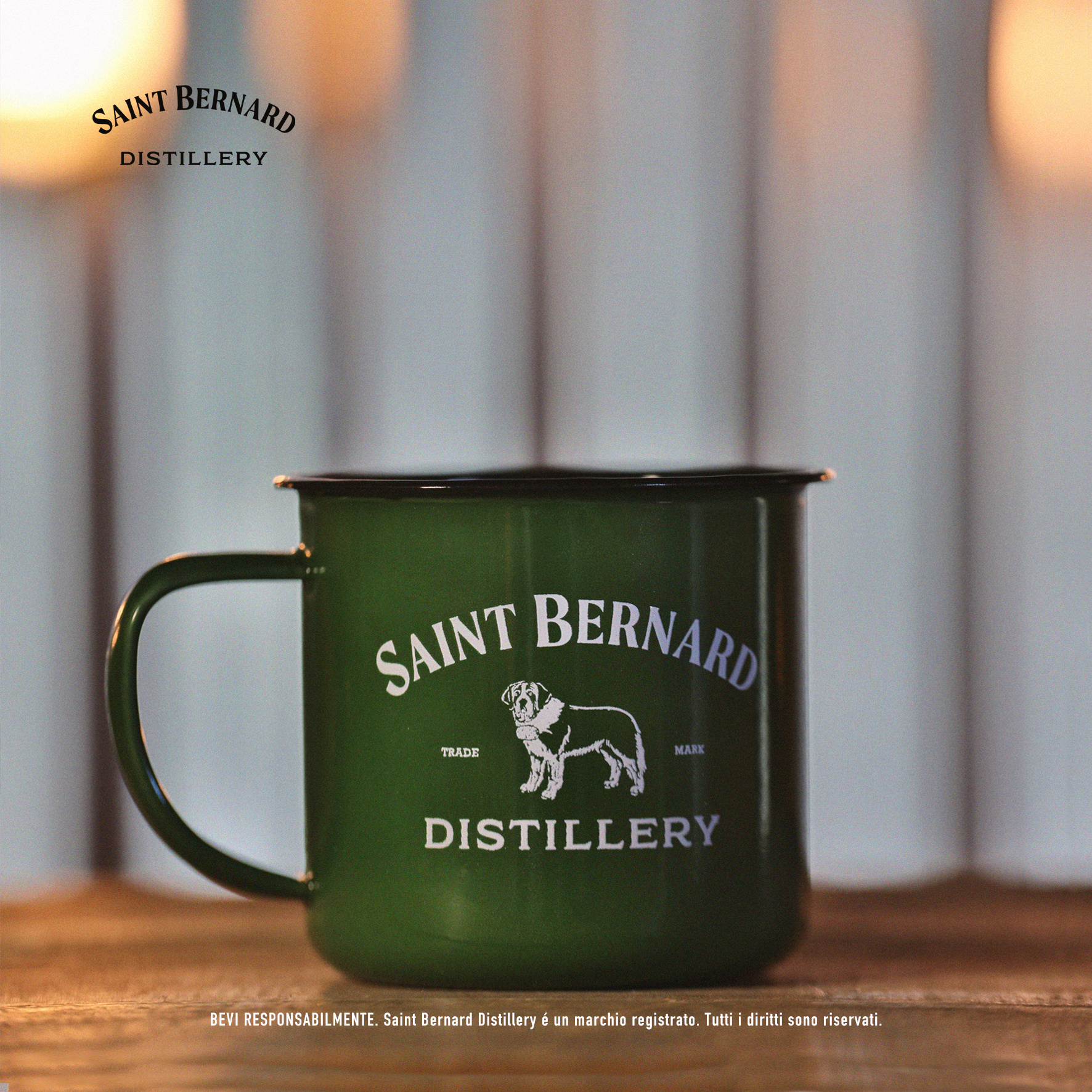 Saint Bernard Merch mug tazza logo distilleria
