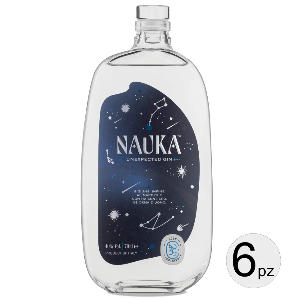 C235 Nauka gin unexpected gin erbe 6 bottiglie