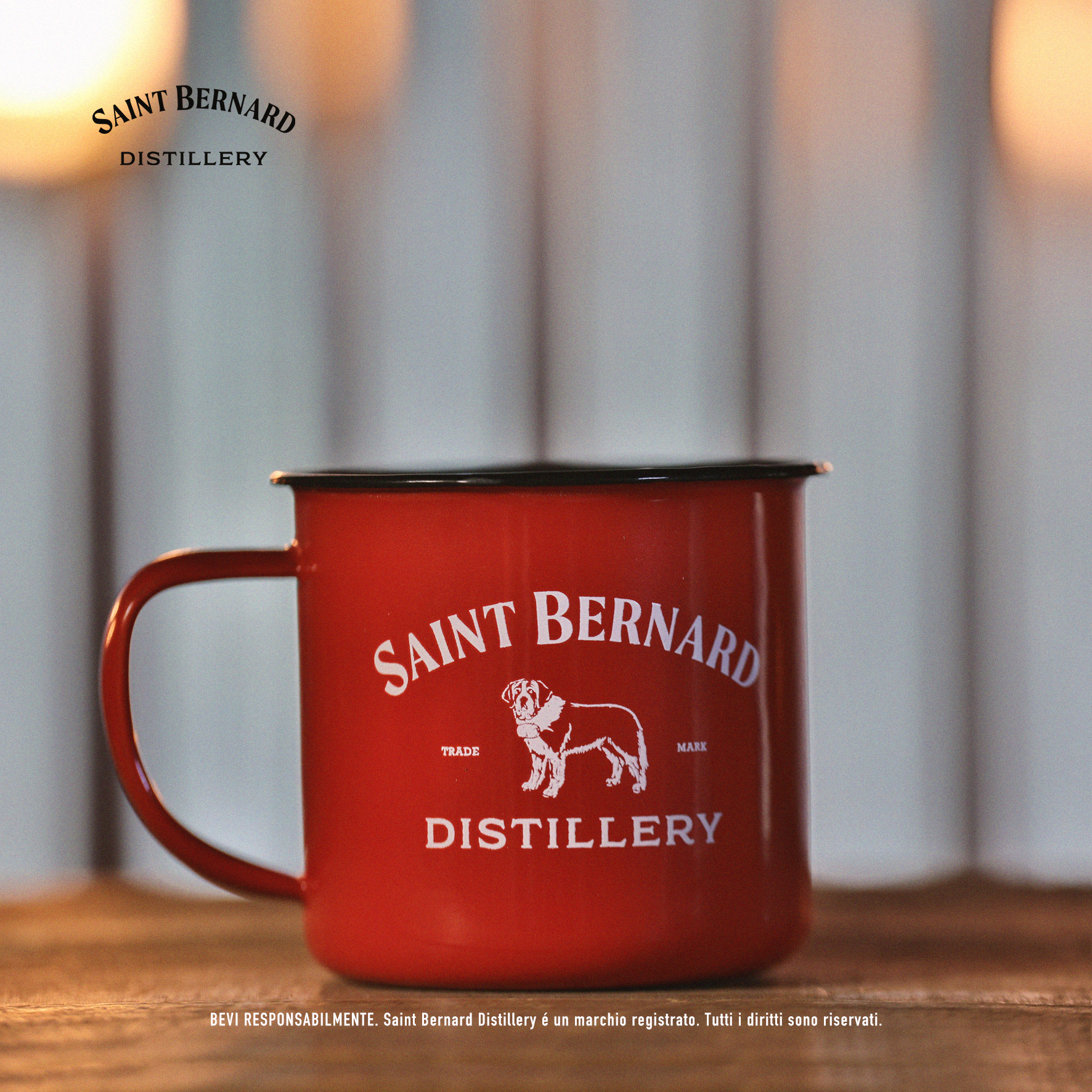 Saint Bernard Merch mug tazza logo distilleria