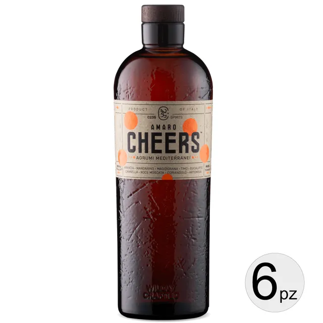 C235 Amaro Cheers amaro agrumi mediterranei 6 bottiglie